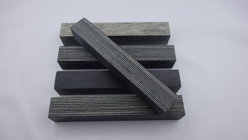 Pen-Blanks Holz schwarz eingefärbt