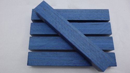 Pen-Blanks Holz blau eingefärbt